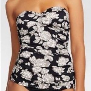 Merona Women's Floral Bandeau Swim Top